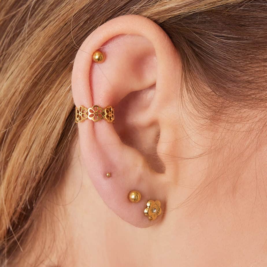 earcuff-goud-bloemen